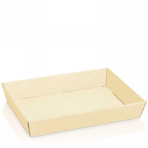 [1271438] Geschenkdoos Korf Relief Creme 31.5x22x5.5cm 25stuks