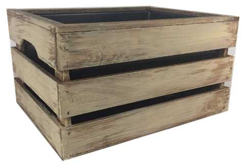 [161118] Waterkist old look 30x39x23cm 6stuks