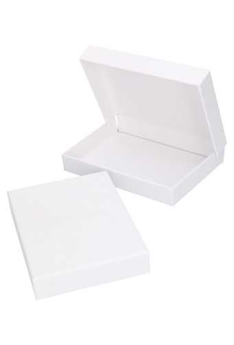 [K1271478] Luxe Scharnier Geschenkdoosje Sydney Wit Mat A6 16.5x11.5x2.5cm 10st