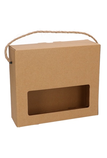 [1180060] Bierverpakking Kraft voor 3 flesjes Bier Dikbuik FSC® 50stuks