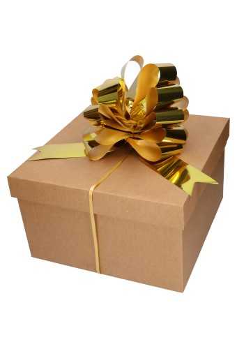 [K1420328] Strik Goud Metallic Doorsnee 27cm lint 6.8cm 1stuks