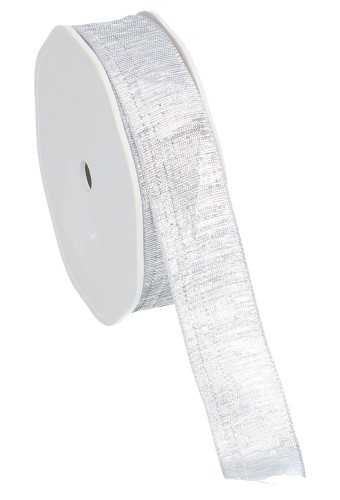 [K1390707] Kadolint Glossy Metallic & IJzerdraad Zilver 25mm x 20meter OP IS OP