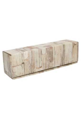 [K1170871] Luxe Wijndozen Ferro Wood Jetty voor 1 fles 34x9x9cm 100stuks OP IS OP