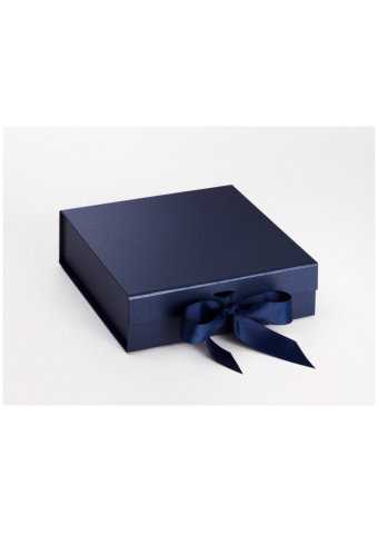[K167043] Luxueuze Magneetdozen Diamond & Satijn Navy 20.5x21.5x6cm 12stuks