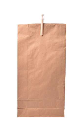 [K1070463] Kadozak XL Kraft Bruin BLANCO 25x10x54cm 25stuks