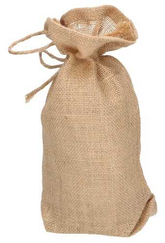 [K1070634] Jutezak Onbedrukt Klein Met Koord 17x7x25cm 50stuks