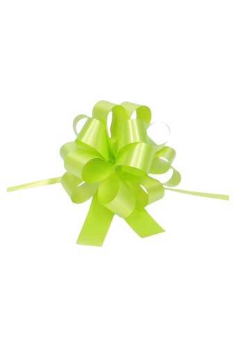 [K1420055] Trek Strikken Appelgroen Doorsnee 95mm met een lint van 19mm 30stuks