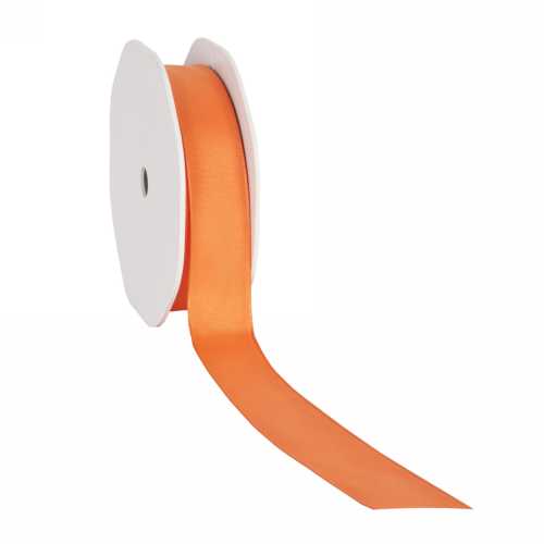 [K1390136] Luxe Taft Cadeaulint Met IJzerdraad Oranje 23mm x 20meter
