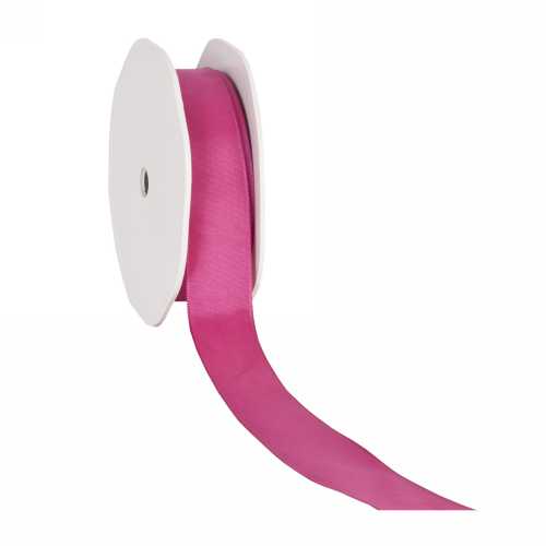 [K1390141] Luxe Taft Cadeaulint Met IJzerdraad Magenta 23mm x 20meter