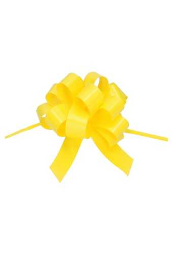 [K1420052] Trek Strikken Geel Doorsnee 95mm met een lint van 19mm 30stuks