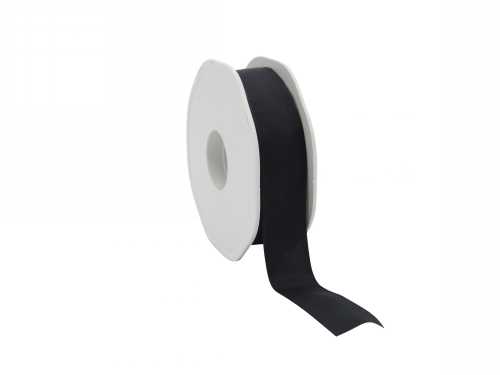 [K1390738] Luxe Taft Cadeaulint Met IJzerdraad Zwart 23mm x 20meter