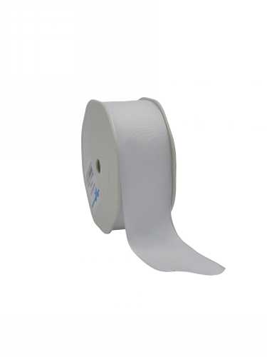 [K1390744] Luxe Taft Cadeaulint Met IJzerdraad Wit 38mm x 20meter