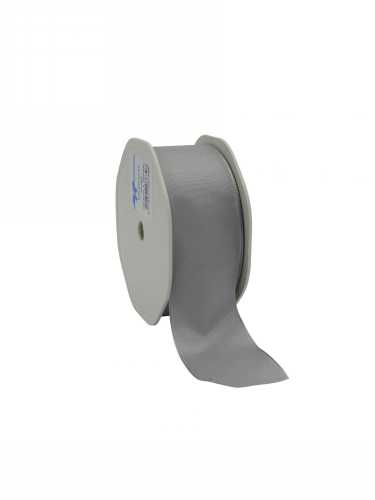 [K1390745] Luxe Taft Cadeaulint Met IJzerdraad Zilver 38mm x 20meter