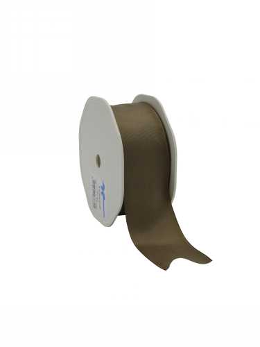 [K1390754] Luxe Taft Cadeaulint Met IJzerdraad Taupe 38mm x 20meter