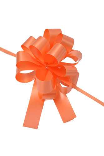 [K1420059] Trek Strikken Oranje Doorsnee 95mm met een lint van 19mm 30stuks