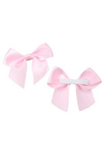 [K1420178] Strikje Mini Satijn Roze Met Plakker 4x3.5cm 24stuks