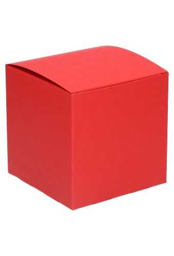 [K1271513] Kadodoosjes KrabBOX Gerecycled Rood 10x10x10cm 25stuks