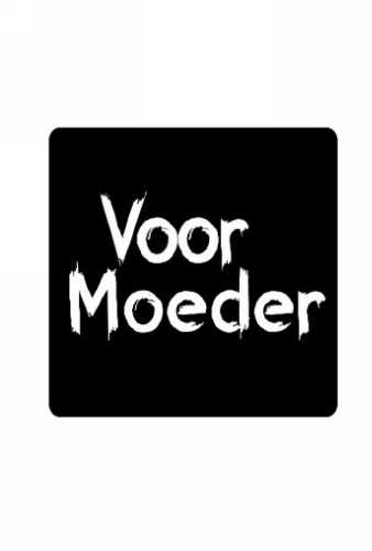 [K1210132] Etiketten Moeder Zwart Voor Moeder Wit 4.5x4.5cm 500stuks op is op