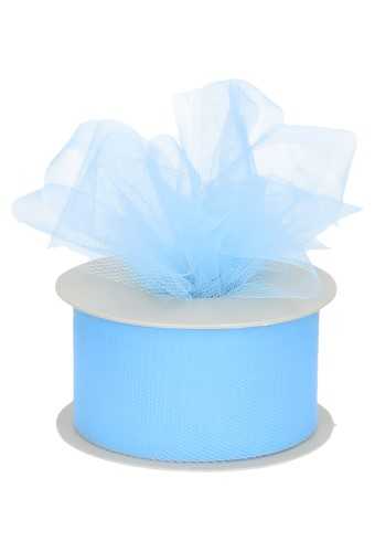 [K1410021] Tule Lint Licht Blauw 50mm x 50meter