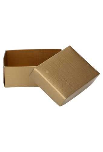 [K1271551] Luxe Kadodoosje & Deksel Bruno Goud 9.5x6.5x3.5cm 300gr 10stuks