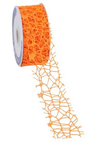 [K1390809] Cadeaulint Oceaan Weblint Oranje 40mm x 10 meter