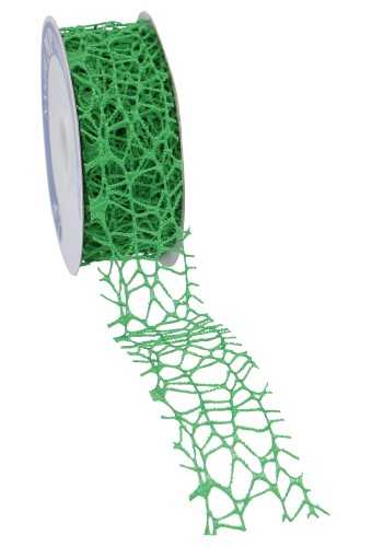 [K1390804] Cadeaulint Oceaan Weblint Donker Groen 40mm x 10 meter