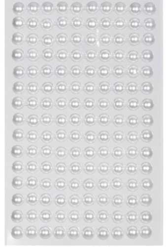 [K1020278] Kado Sticker Witte Parel 10mm 96stuks