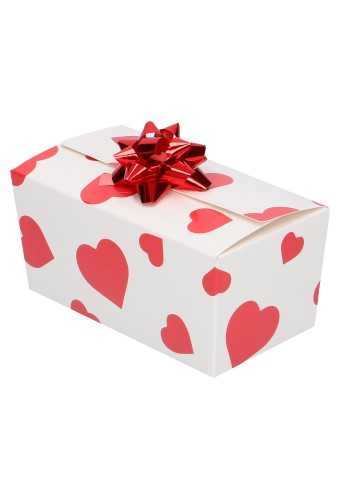 [K1360442] Bonbondoosjes Hartjes Bella 375 gram 12.7x7.3x6.2cm 25stuks