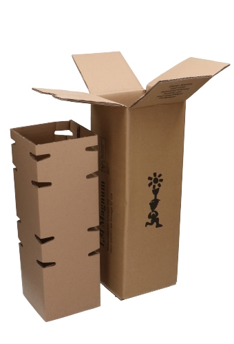 [1170923] Wijn Verzendverpakking 1 fles Magnum 15x15x42cm Met inlay 15stuks