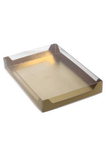 [K1271575] Cadeaudoosjes Chocoladeletter & Transpante Deksel 17.5x12x2.5cm 100st