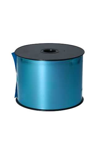 [K1010181] Krullint Metallic Reflex Aqua Blauw 100mm x 100meter