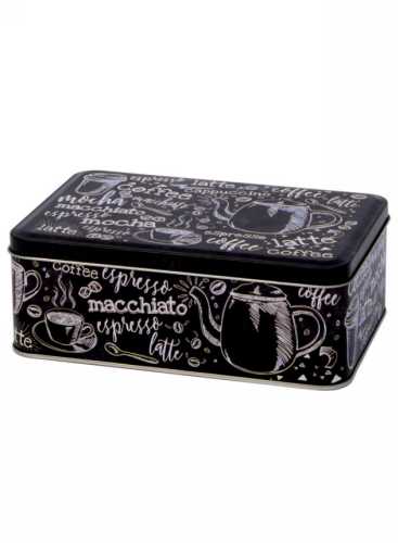 [1150363] Blikken Koffie 19x12.6x7cm 12stuks