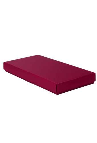 [1450199] Geschenkdoos 10.7x21.7x2.4cm Peter Metallic Rood 50stuks