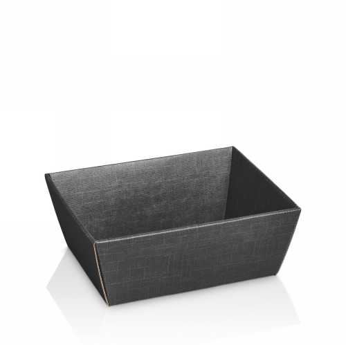 [1170952] Geschenkdoos Korf Relief Antraciet 19x14x10cm 25stuks