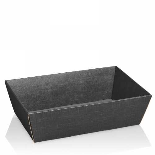 [1170955] Geschenkdoos Korf Relief Antraciet 33x19x11cm 25stuks