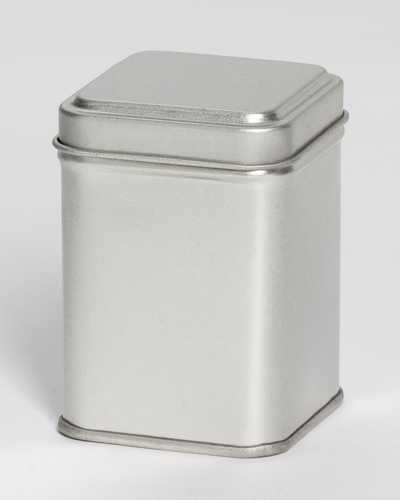 [1150164] Blikken Blanco vierkant 50gram 6x6x8cm 24stuks