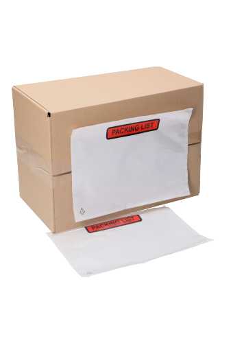 [172015] Paklijstenveloppen 165x122mm tekst Packing List 1000stuks