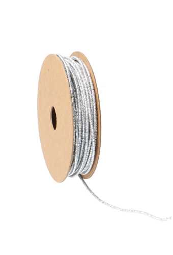 [K1390875] Kadolint IJzerdraad Zilver Glitter 3mm x 10meter OP IS OP