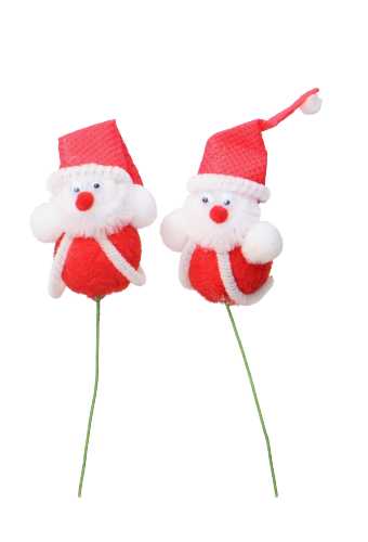 [K1340601] Houten Decoratie Kerstmankopje Op Draad 5cm 50stuks