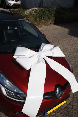 [K1290316] Magnum Autostrik Livorno Glans Wit Strik 70x50+60cm