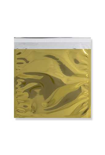 [1490065] Folie Enveloppen Leuven Metallic Goud 22x22cm 100stuks