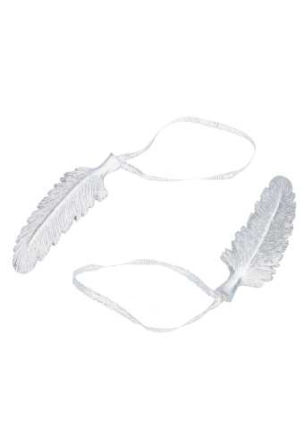 [K1340609] Gelukspoppetjes Zilveren XL Veer 8cm Hout Aan Koordje 24stuks