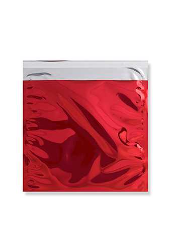 [1490068] Folie Enveloppen Leuven Metallic Rood 22x22cm 100stuks