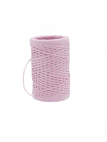 [K1390917] Papierkoord Met IJzerdraad Pink 2mm x 50meter
