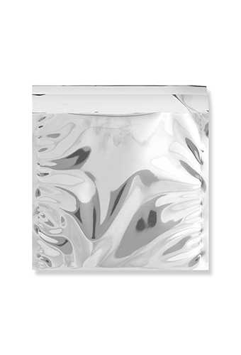 [1490069] Folie Enveloppen Leuven Metallic Zilver 22x22cm 100stuks