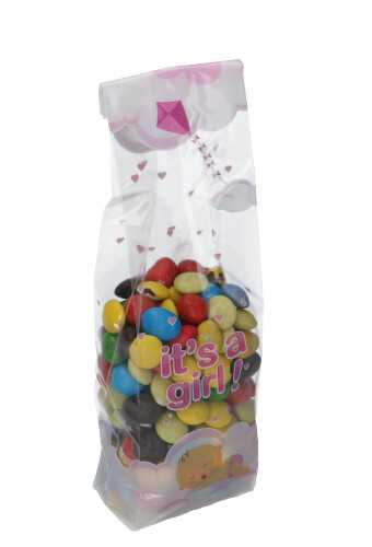 [K1250035] Cellofaan Zakjes Girl 6x5x22cm 50stuks