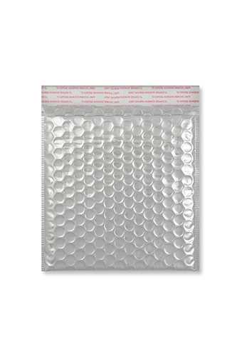 [1490574] Luchtkussenenvelop Wenen Metallic Zilver 18x18cm 45stuks