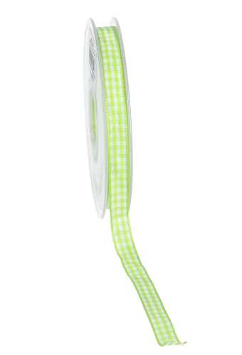 [K1380000] Cadeaulinten Ruit Appel Groen 10mm x 20 meter