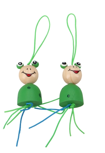 [K1340019] Gelukspoppetjes Groot Kikker Met Koord 50stuks