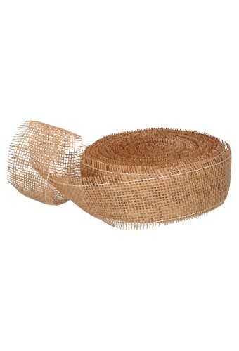 [K1390101] Geschenklint Jute Naturel Bruin 50mm x 20meter
